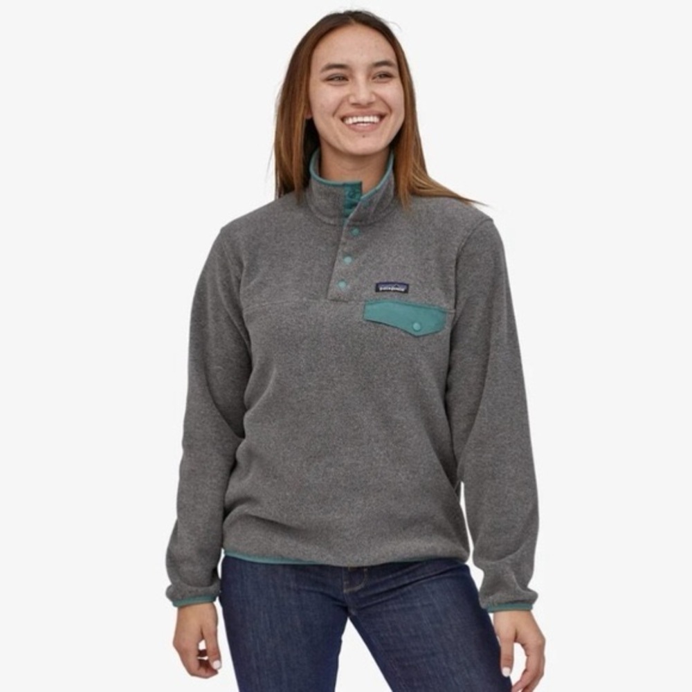 Patagonia Women's Lightweight Synchilla Snap-T Fleece Pullover SZ‎ LG